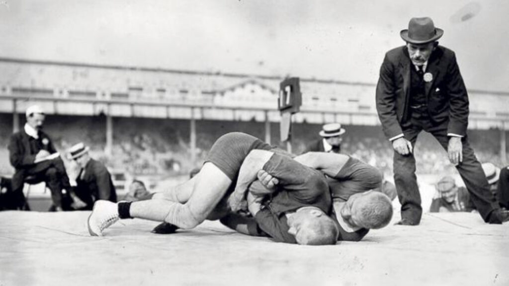 Greco Roman wrestling match