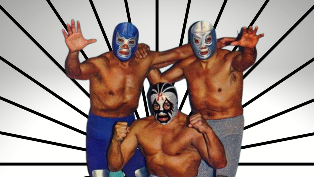 Bleu Demon, Mil Máscaras, and El Santo