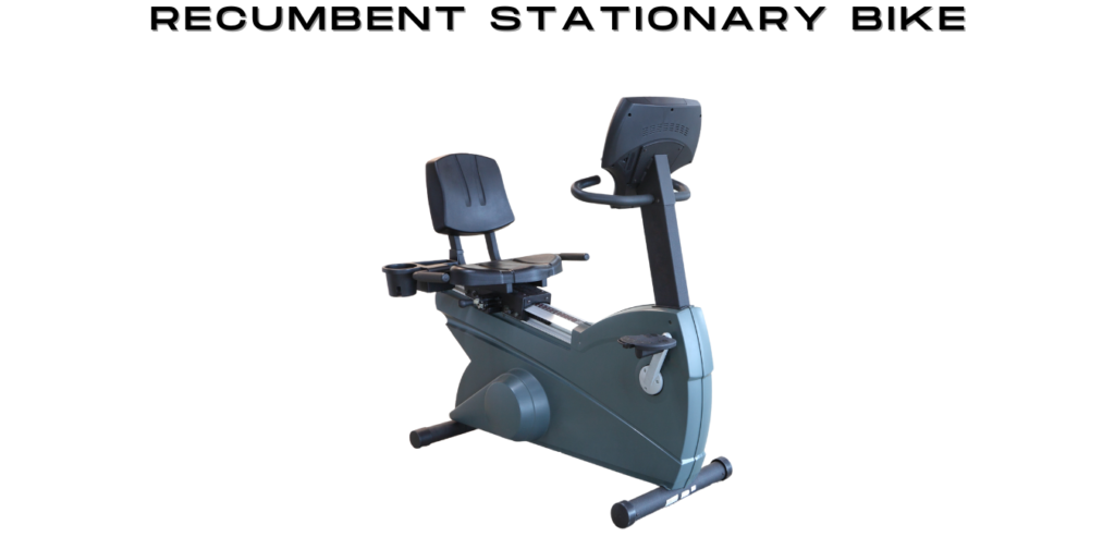 Example of a recumbent stationary bike