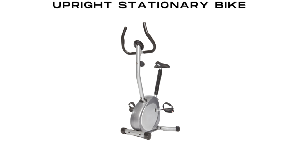 Example of an upright stationary bike