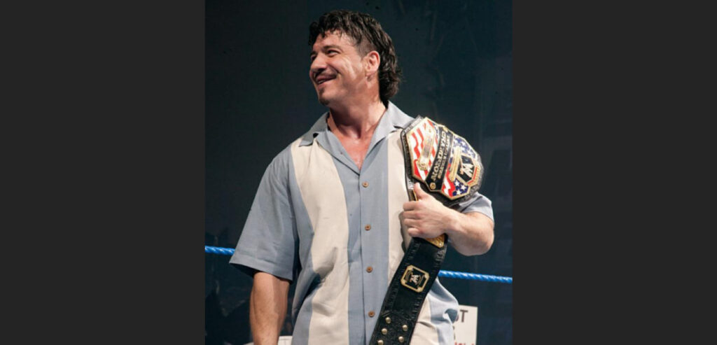 Eddie Guerrero with the United States Championship.