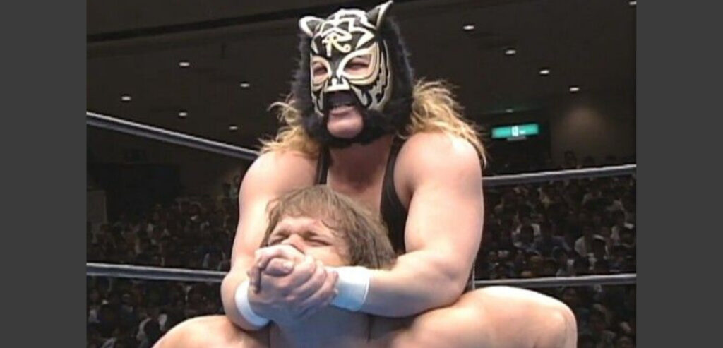 Black Tiger II (Eddie Guerrero) Vs. Wild Pegassus (Chris Benoit). 