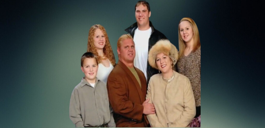 Curt Hennig & his family
